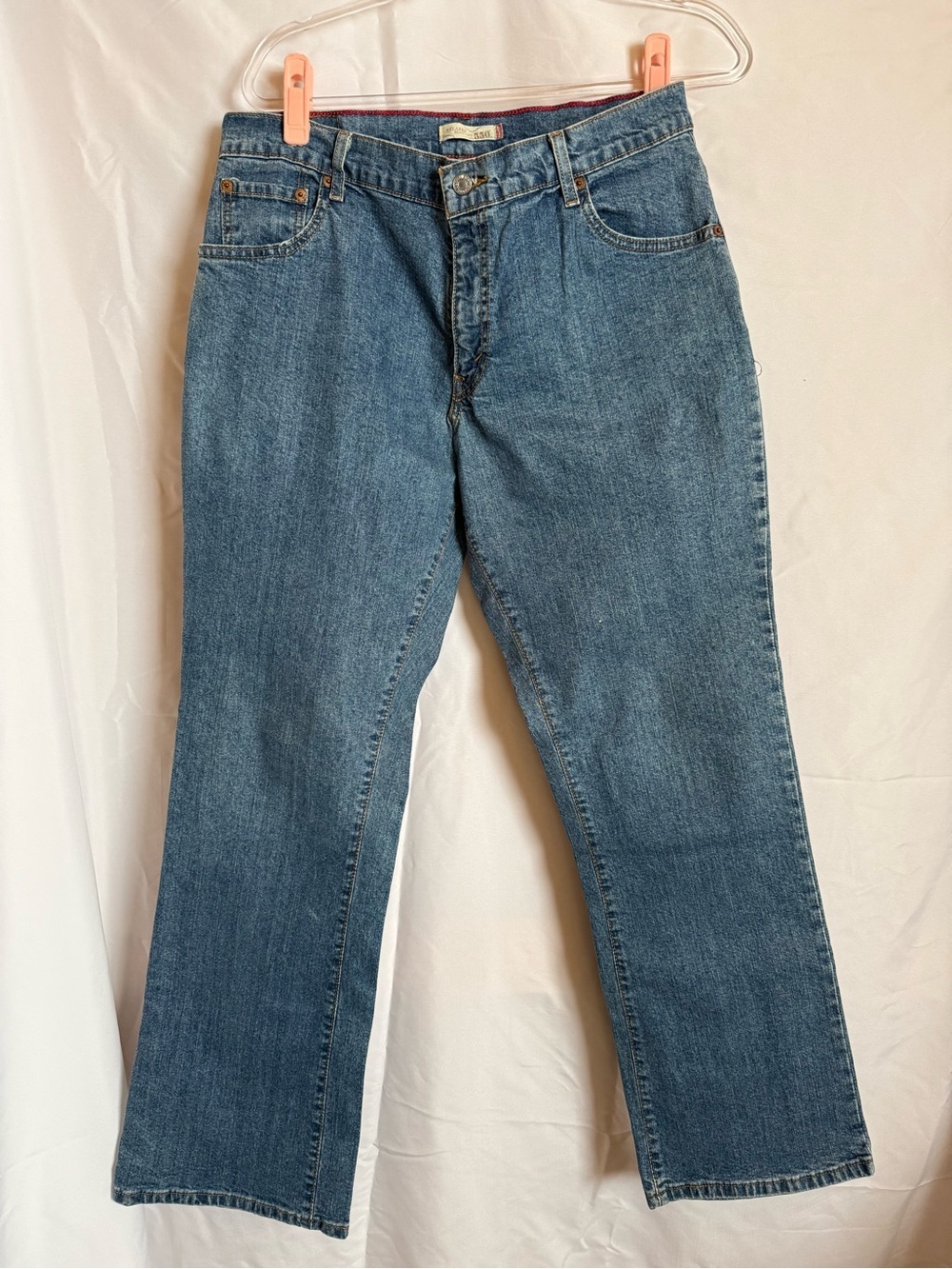 Levi's 550 Relaxed Bootcut Blue Jeans Size 12M